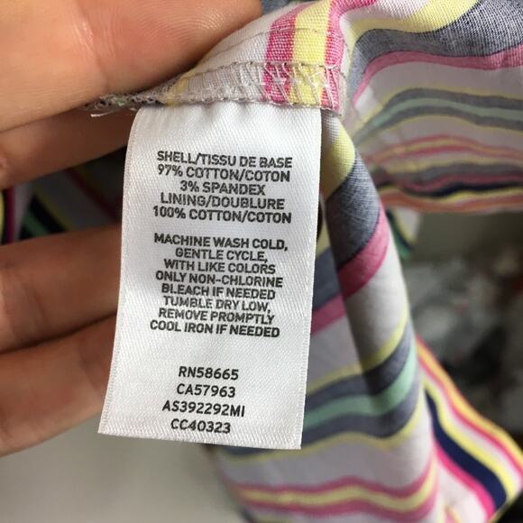 NWT 1901 colorful striped midi fit and flare dress - Picture 11 of 12